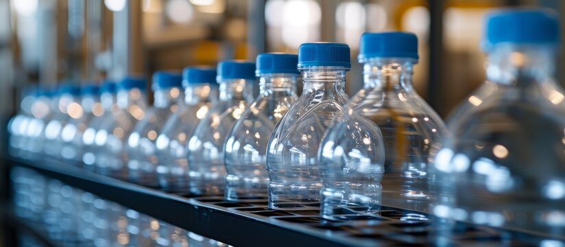 PET bottle preforms made from injection molding machines are used as raw material in the packaging industry for blow molding PET plastic bottles, which can also be recycled.