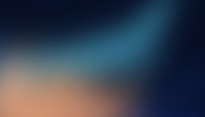 Obraz premium blue, orange, black abstract gradient grunge texture with bright and glow, background for web banners, post, presentation concept, template copy space