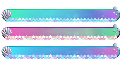 ガラス, キラキラ, かわいい, テロップベース, 枠, カラフル