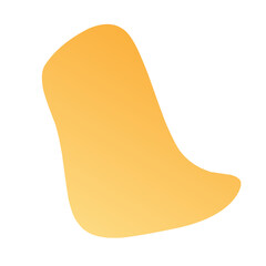 Abstract organic gradient blob