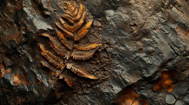 A fossilized plant species that went extinct during the m extinction highlighting the effects of the event on all forms of life.