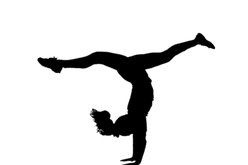 Back Walk Over Silhouette