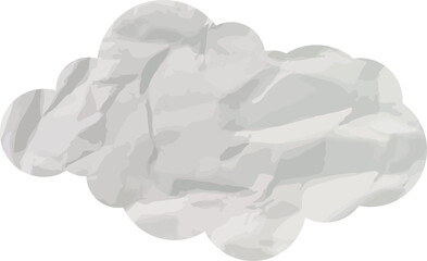 cloud grunge paper art