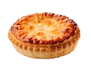 Bakery Pie isolated  white background 
