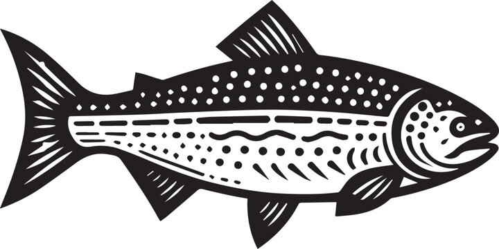recommend clip art: Fish Full Body Vector Silhouette