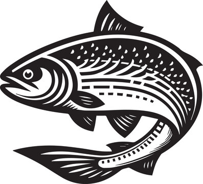 recommend clip art: Fish Full Body Vector Silhouette