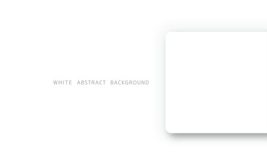 四角形の白い影のついたカードを含む図形の抽象的な背景。図形のレイアウトパターン。
