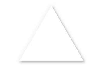 三角形に白い影のついた図形の抽象的な背景。図形のレイアウトパターン。
