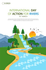 The International Day of Action for Rivers is observed in March.