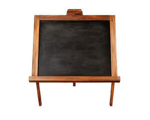 Blank blackboard isolated on white png transparent background