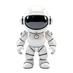 3D Cartoon Style Spaceman Astronaut Logo Illustration No Background Perfect for Print on Demand