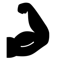 muscular arm icon