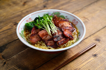 ベーコンラーメン