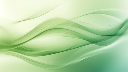 A Light Green Abstract Wave