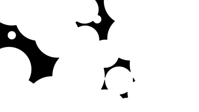 White Dot Popup Loop Transition Background