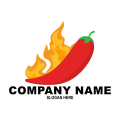 red hot chili pepper. Red Hot Chili logo designs concept vector, Spicy Pepper logo designs template. Chili peppers on fire. Chili pepper icon design for Mexican or Indian restaurant or other business.
