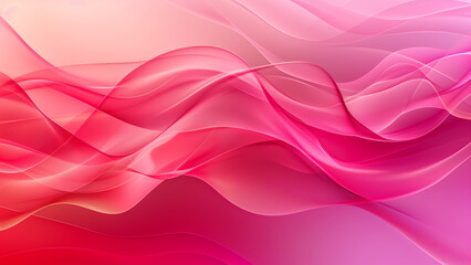 Abstract Waves in Red and Pink