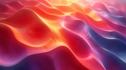 Obraz premium Abstract wavy background. 3d rendering, 3d illustration. - Generative AI