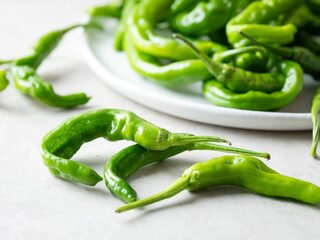 Green Chili Peppers, food ingredients	