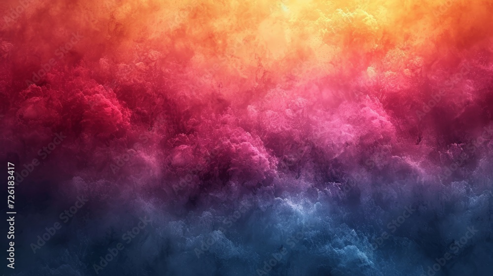 Poster colorful abstract background. fantasy fractal texture. digital art. 3d rendering. - generative ai
