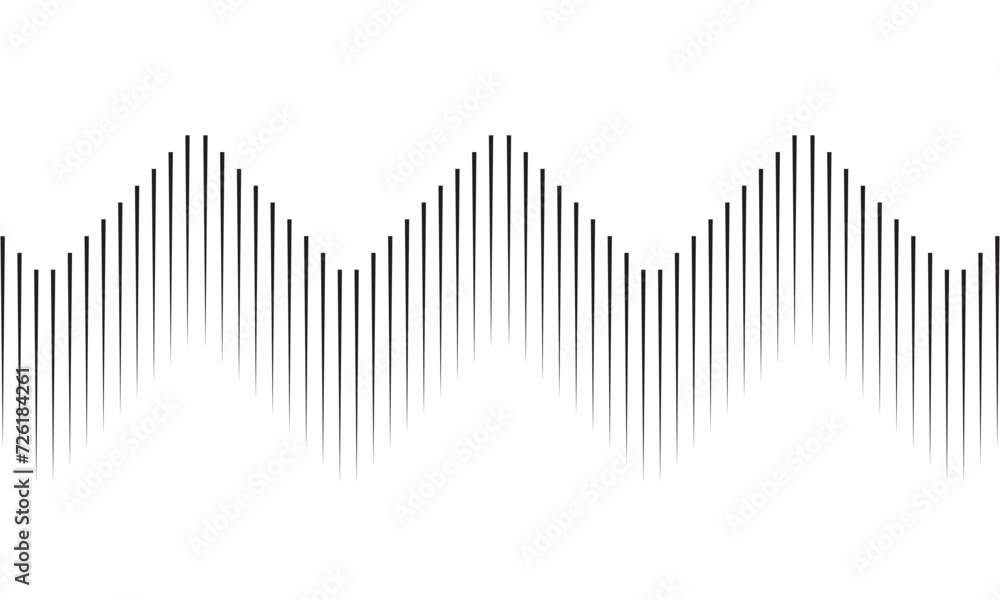 Aufkleber abstract repeatable seamless flowing vertical thin line pattern.