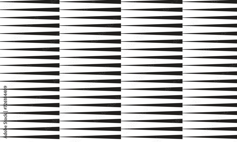 Poster abstract monochrome repeatable minimal black horizontal line pattern.