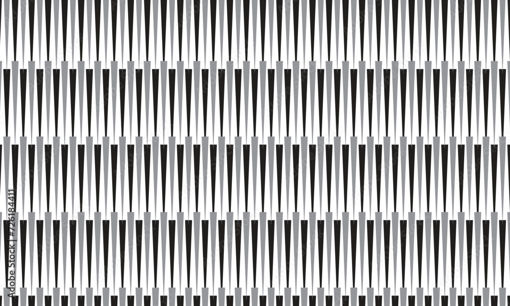Poster abstract monochrome repeatable minimal black grey line pattern.