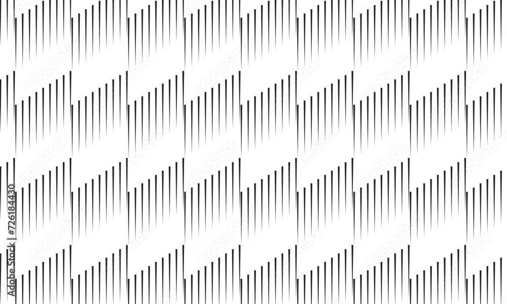Poster abstract monochrome repeatable minimal black diagonal line pattern.