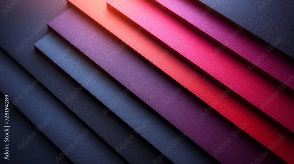 Aufkleber abstract background of colored sheets of paper for design. toned. - generative ai