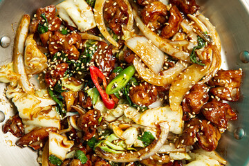 Stir-fried Beef Tripe with Vegetables