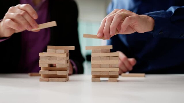Bridge Building Using Wooden Blocks