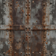 Industrial background with metal textures