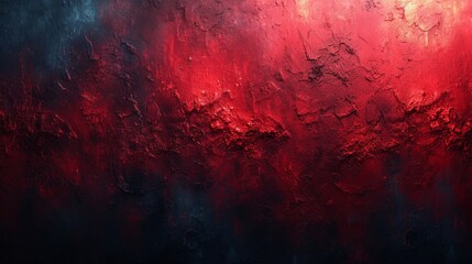 Grunge background with space for text or image. Red and blue colors. - Generative AI