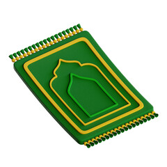 Prayer Rug 3d illustration