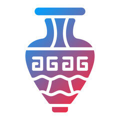 Ancient Vase Icon Style