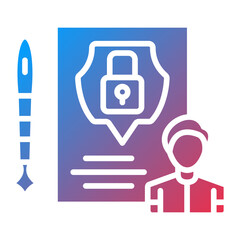 Privacy Policy Template Icon Style