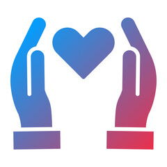 Obraz premium Caregiver Icon Style