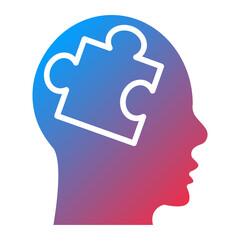 Mental Disorder Icon Style