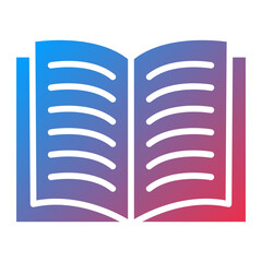 Open Book Icon Style