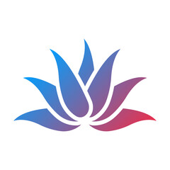 Fototapeta premium Aloe Vera Icon Style