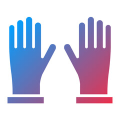 Gloves Icon Style
