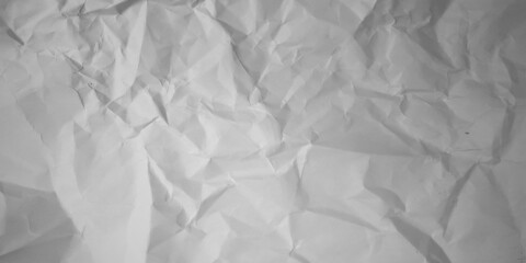 The texture of white paper is crumpled. Background for various purposes.
