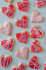 Valentines day cookies. Shortbread cookies