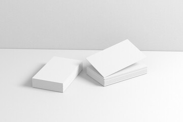 business card mockup with minimal background