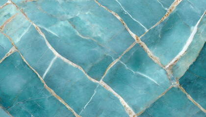 Obraz premium Tekstura onyx i strukturze marmuru, turkusowa, generative ai