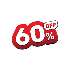 60 percent off, banner templates, special offer sales promotions.