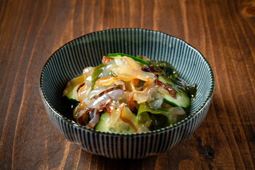 クラゲときゅうりの酢の物