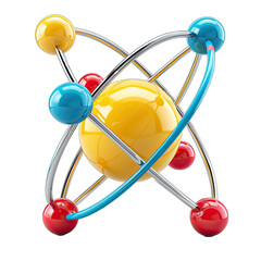 A Scientific Diagram.. Isolated on a Transparent Background. Cutout PNG.