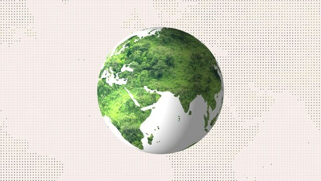 A Simple and Appealing Global Motion Loop Download Your Unique Globe Animation with Earth's Mesmerizing Motion
