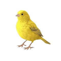 Cartoon Canary PNG Cutout, Generative AI